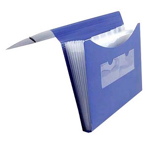 FolderSys Fächermappe 7 Fächer blau, 1 St.