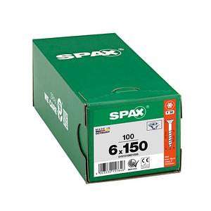 SPAX® Universalschrauben T30 Senkkopf WIROX 6 mm x 150 mm, 100 St.