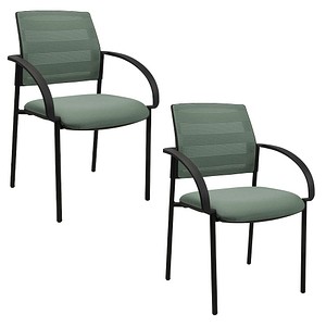 Topstar Besucherstühle AIRWORK MEETING 10.1 BB200BMT5CX5 mint Stoff, 2 St.