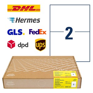 AVERY Zweckform Versandetiketten weiß 21,0 x 14,8 cm, 300 Blatt
