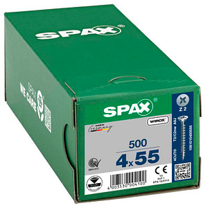 SPAX® Universalschrauben Z2 Senkkopf WIROX 55mm  x 4 mm, 500 St.