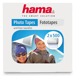 hama Fototapes doppelseitige Klebepads, 12,0 x 13,0 mm, 1.000 St.