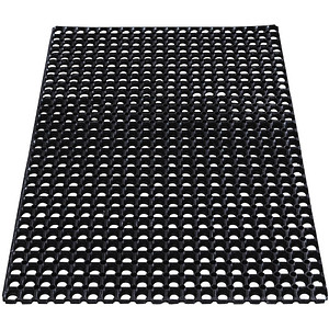 miltex Fußmatte Eazycare Scrub schwarz 80,0 x 120,0 cm