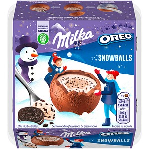Milka Snowballs OREO Schokobonbons 4 St./112,0 g, 1 St.