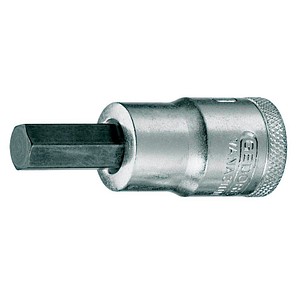 GEDORE 1/2 Zoll 6-Kant Steckschlüsseleinsatz Größe: 12,0 mm Länge: 60,0 mm