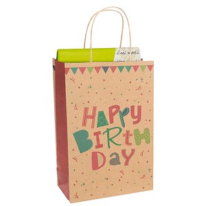 Idena Geschenktüte Geburstag Motiv 18,0 x 27,0 cm, 1 St.