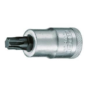 GEDORE 1/2 Zoll Innen-TX Steckschlüsseleinsatz Größe: T 27 Länge: 55,0 mm