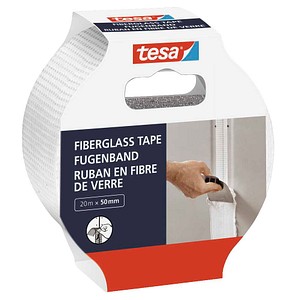 tesa FUGEN Gewebeband weiß 50,0 mm x 20,0 m 1 Rolle