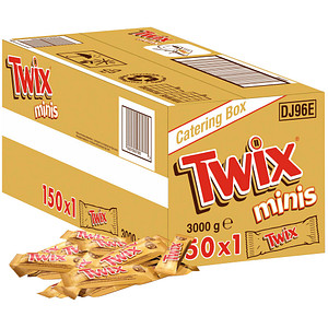 TWIX Minis Schokoriegel 150 Riegel, 150 St.