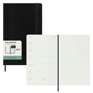 MOLESKINE Taschenkalender Pocket 2027 schwarz, 1 St.