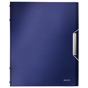 LEITZ Ordnungsmappe Style 3995 6 Fächer blau