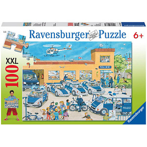 Ravensburger XXL Polizeirevier Puzzle, 100 Teile