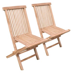 Garden Pleasure Klappstuhl JAVA natur, 2 St.