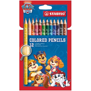 STABILO Colored Pencil Edition PAW Patrol Buntstifte farbsortiert, 12 St.