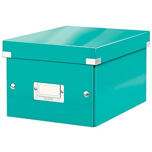 LEITZ Click & Store Aufbewahrungsbox 7,4 l eisblau 21,6 x 28,2 x 16,0 cm, 1 St.