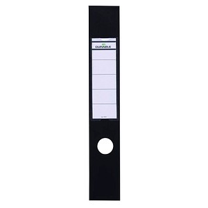 DURABLE Ordneretiketten ORDOFIX® schwarz für 7,0 cm Rückenbreite, 10 St.