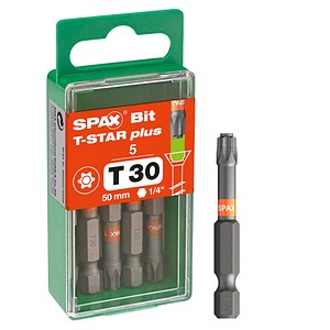 SPAX® Bits T30 T-STAR  Plus, 5 St.
