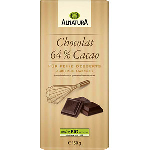 ALNATURA Bio 64% Cacao Schokolade 150,0 g, 1 St.