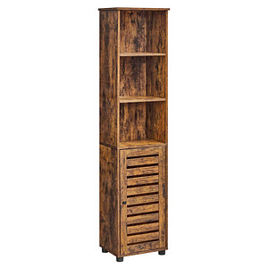 VASAGLE Badschrank braun 40,0 x 30,0 x 167,0 cm