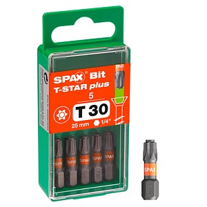 SPAX® Bits T30 T-STAR  Plus, 5 St.