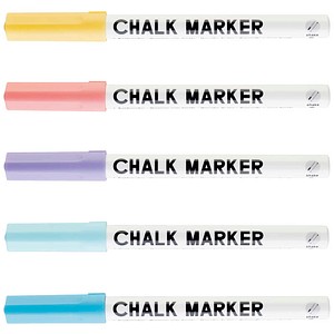 folia PASTEL Kreidemarker farbsortiert 1,0 - 2,0 mm, 5 St.