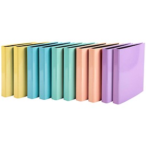 Exacompta Aquarel Ringbücher 4-Ringe farbsortiert 4,0 cm DIN A4, 10 St.
