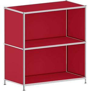 viasit Aktenregal System4 rubinrot 77,9 x 40,4 x 80,7 cm, 1 St.