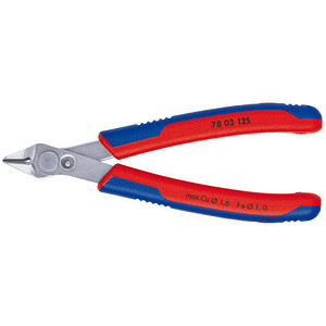 KNIPEX Super Knips® 78 03 125 Elektronik-Seitenschneider