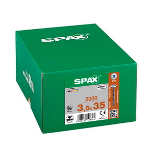 SPAX® Universalschrauben Z2 Rückwandkopf WIROX 35mm  x 3,5 mm, 2000 St.