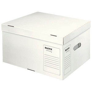 AKTION: LEITZ Archivcontainer Infinity L weiß 42,0 x 35,0 x 26,5 cm, 10 St. mit Prämie nach Registrierung
