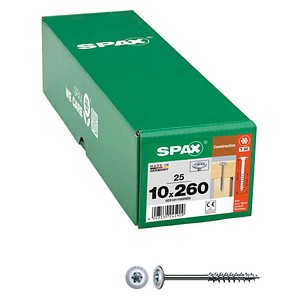 SPAX® Holzbauschrauben T40 Tellerkopf WIROX 0251011002605 10 mm x 260 mm, 25 St.