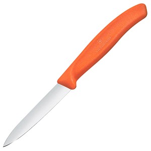 VICTORINOX Küchenmesser  Swiss Classic silber, orange, Klinge: 8,0 cm, 1 St.