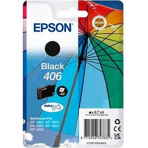 EPSON 406 Umbrella DURABrite Ultra schwarz Druckerpatrone