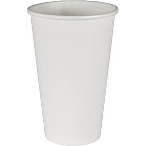 STARPAK Einweg-Trinkbecher weiß 0,3 l, 50 St.