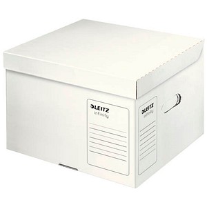 AKTION: LEITZ Archivcontainer Infinity M weiß 35,0 x 32,0 x 26,5 cm, 10 St. mit Prämie nach Registrierung