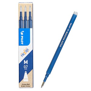 PILOT FRIXION Tintenrollerminen blau/schwarz 0,4 mm 3 St.