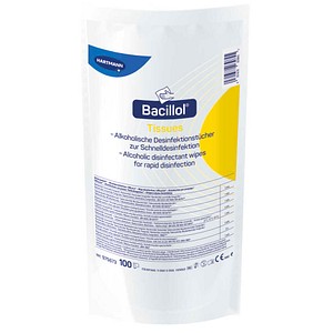 HARTMANN Desinfektionstücher Bacillol® Tissues 1-lagig weiß, 100 Tücher