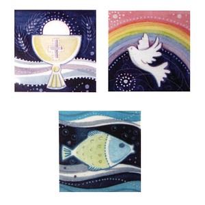 Rayher Wachsmotive mehrfarbig christliche Motive, 1 Pack