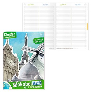 Häfft® Verlag Vokabelheft Universal -alle Sprachen Lineatur 53 liniert DIN A5 ohne Rand, 64 Blatt, 1 St.