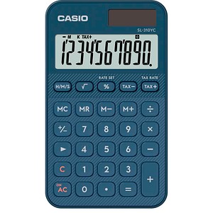 CASIO SL-310YC-NY Taschenrechner marineblau