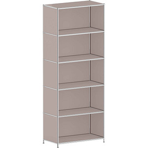 viasit Aktenregal System4 taupe 77,9 x 40,4 x 193,2 cm, 1 St.