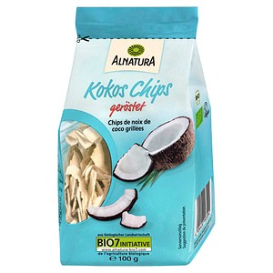 ALNATURA Bio Kokos Chips geröstet Trockenfrüchte 100,0 g, 1 St.