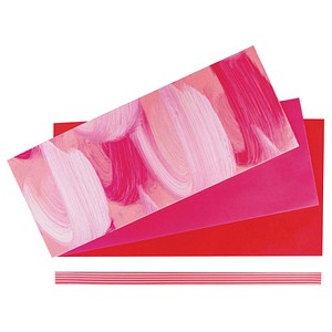 Rayher Wachsfolien pink/rot, 1 Pack