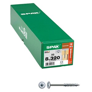 SPAX® Holzbauschrauben T40 Tellerkopf WIROX 0251010803205 8 mm x 320 mm, 50 St.