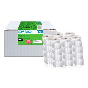 DYMO Etikettenrolle für Etikettendrucker weiß, 51,0 x 19,0 mm, 24 x 500 Etiketten