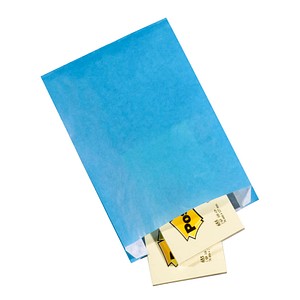VP Faltenbeutel aquamarin 15,0 x 21,0 cm, 100 St.