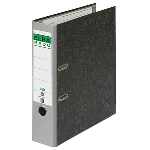 ELBA rado Wolkenmarmor Ordner grau marmoriert Karton 8,0 cm DIN A4 ELBA rado Wolkenmarmor Ordner grau marmoriert Karton 8,0 cm DIN A4