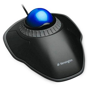 Kensington Orbit mit Scroll-Ring Trackball kabelgebunden blau, schwarz