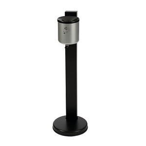TKG Rondo senior Standaschenbecher silber abschließbar, 1 St.