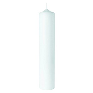 Rayher Stumpenkerze 30,0 cm weiß, 1 St.